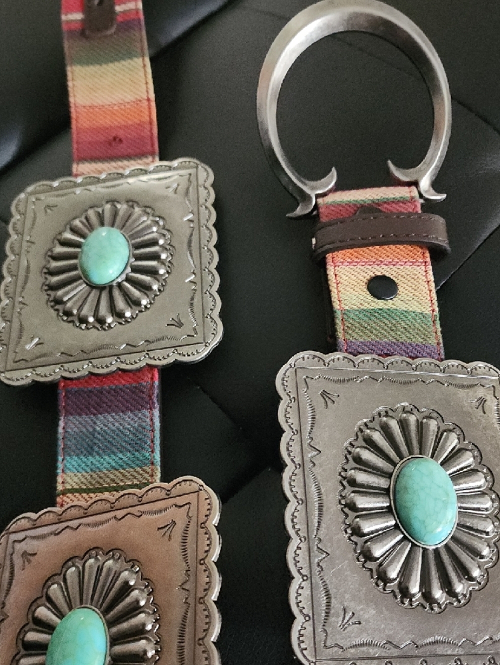Turquoise Concho Belt - Picture 3 of 10